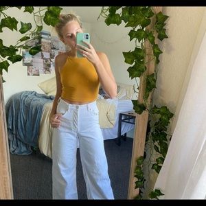 Forever21 yellow-orange top